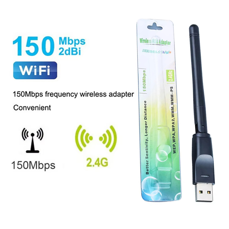 Gigabit Network Card - RTL8188 USB Mini Wifi Adapter Receiver