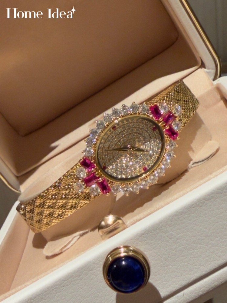 Office Tech Accessories - Vintage Ladies Oval Shape Quartz Watch