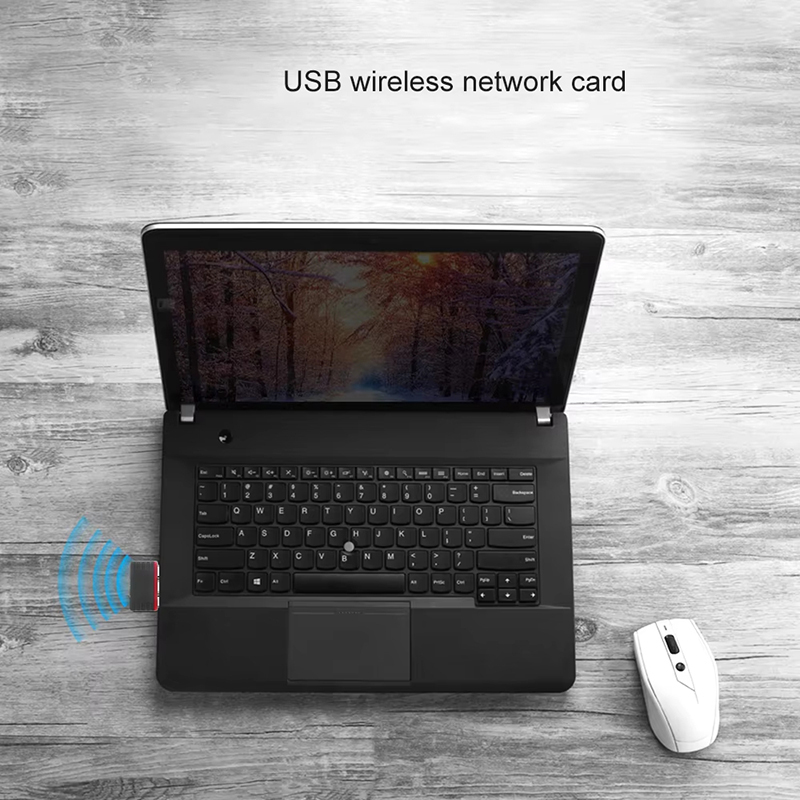 2.4Ghz Wireless Mini USB WiFi  - Gigabit Network Card ulasan dan harga