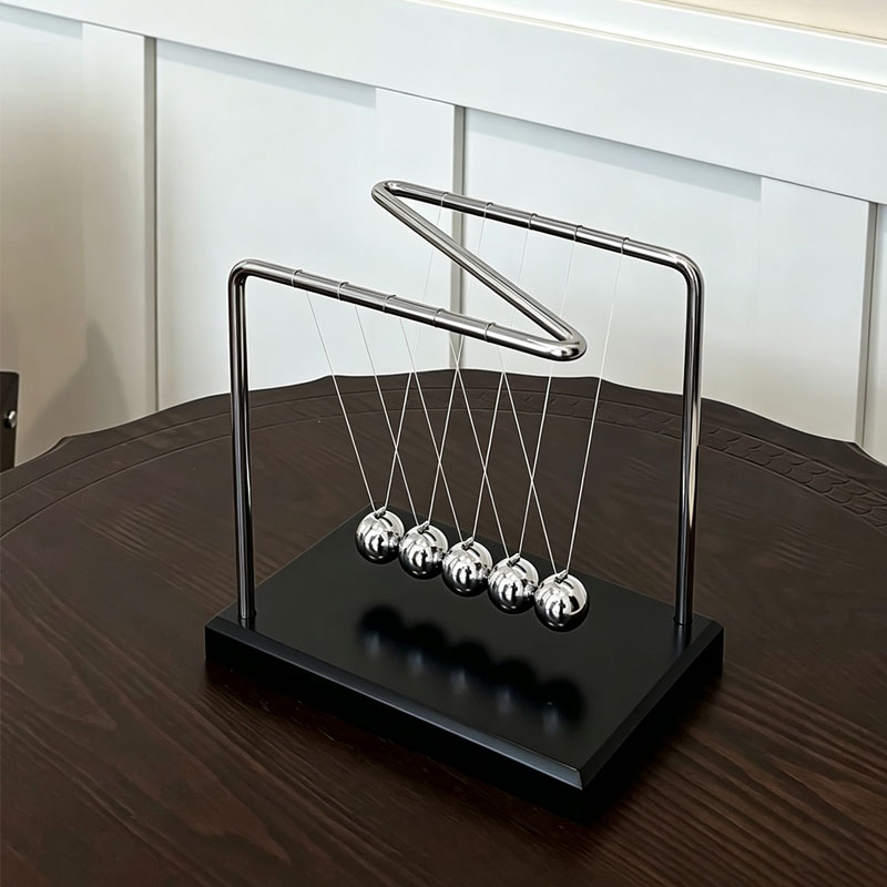 N Shaped Newton's Cradle Balan - Home Office Tech Gadgets ulasan dan harga