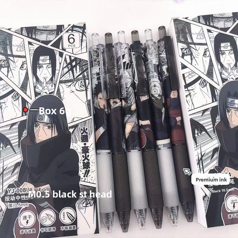 Anime Naruto Gel Pen Cute Cart - Office Tech Accessories ulasan dan harga