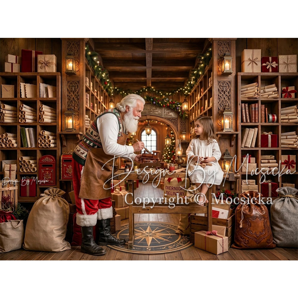 Mocsicka Christmas Post Office - Office Tech Background ulasan dan harga