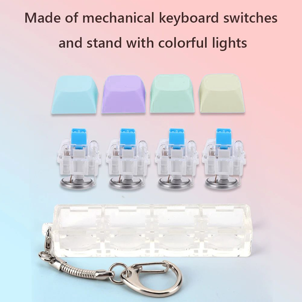 4/9 Keys LED Light-Up Keychain - Office Tech Accessories ulasan dan harga