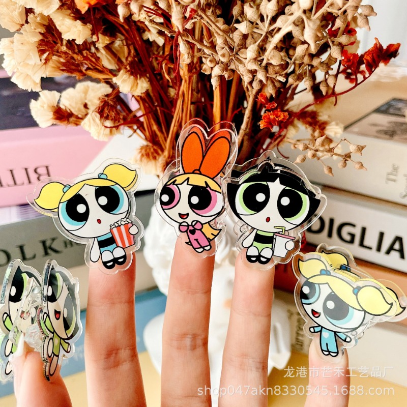 6PCS Kawaii The Powerpuffs Gir - Office Tech Accessories ulasan dan harga