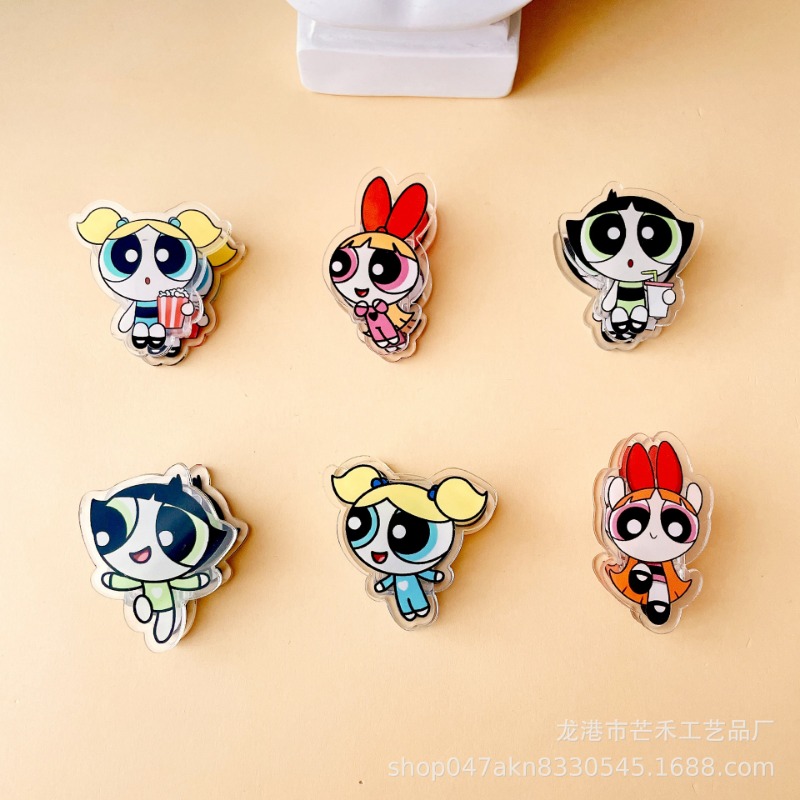 6PCS Kawaii The Powerpuffs Gir - Office Tech Accessories ulasan dan harga