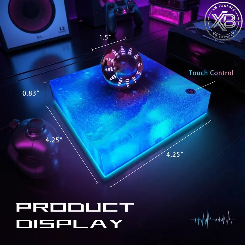 Levitating UFO Lamp Floating 3 - Office Tech Gifts For Men ulasan dan harga