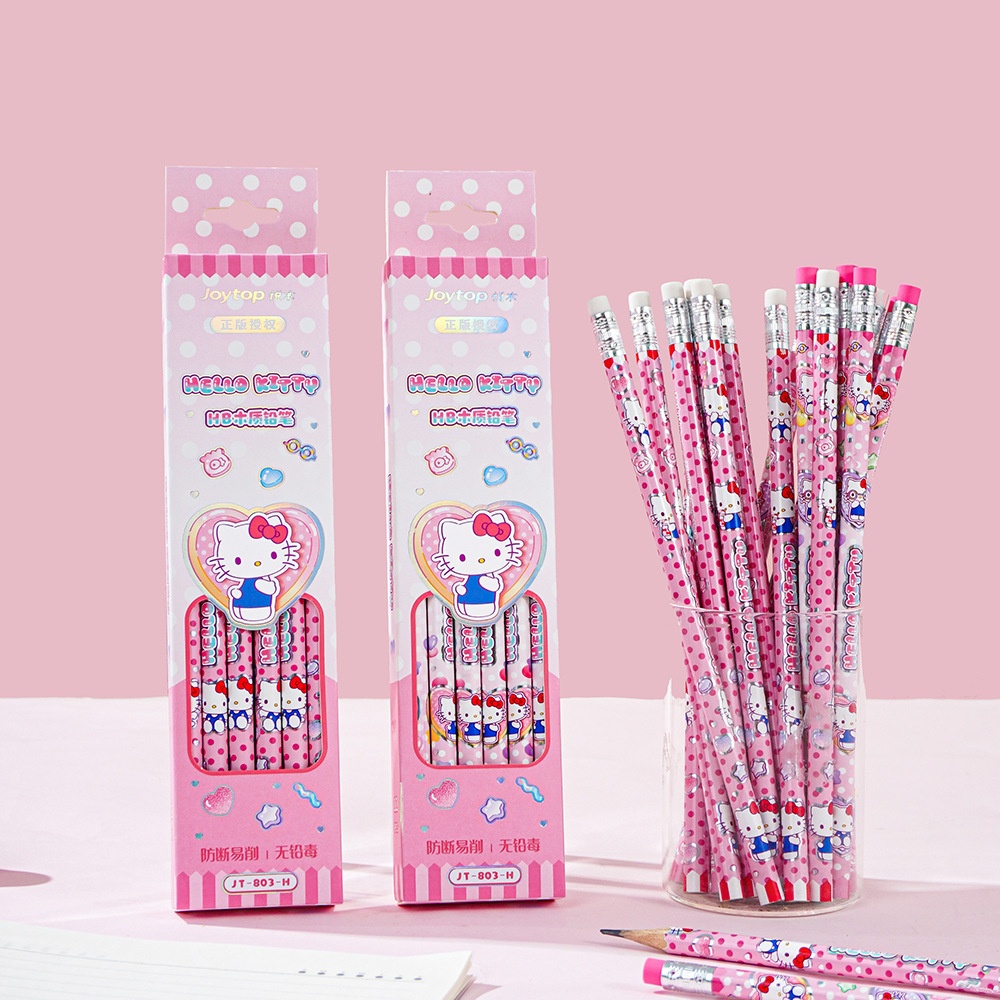 12Pcs Genuine Sanrio Hello Kit - Office Tech Accessories ulasan dan harga