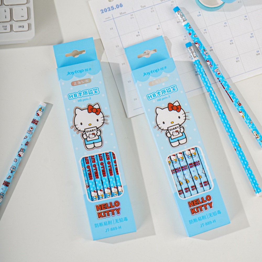 12Pcs Genuine Sanrio Hello Kit - Office Tech Accessories ulasan dan harga