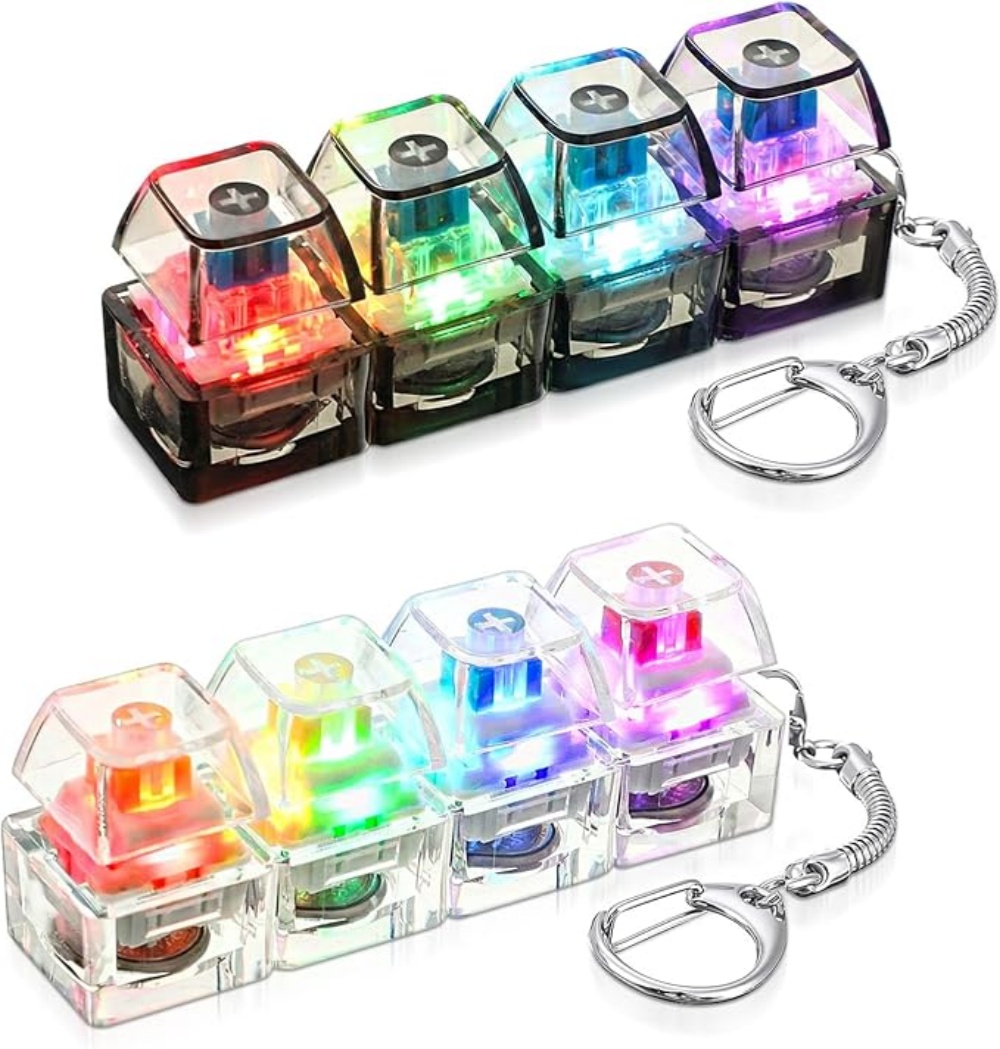 1PC Light Up Keyboard Keychain - Office Tech Accessories ulasan dan harga