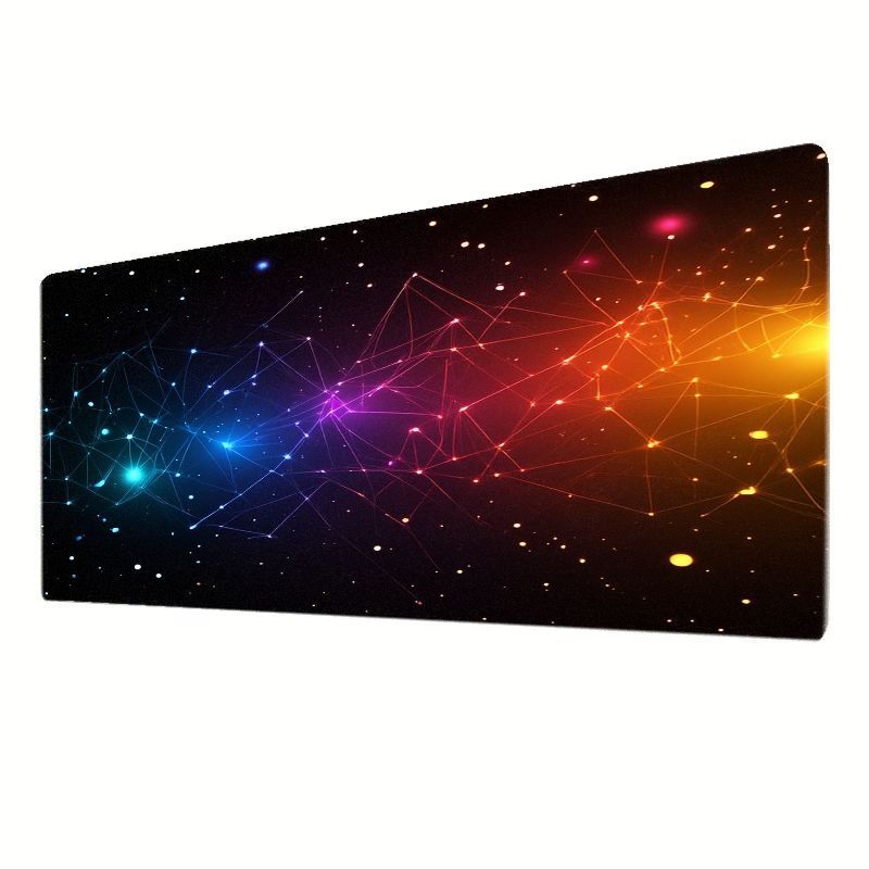 Brand XL Desk Mat Iron Art Cos - Office Tech Background ulasan dan harga
