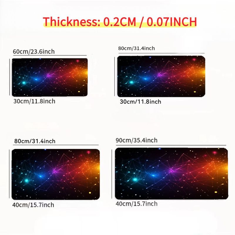 Brand XL Desk Mat Iron Art Cos - Office Tech Background ulasan dan harga