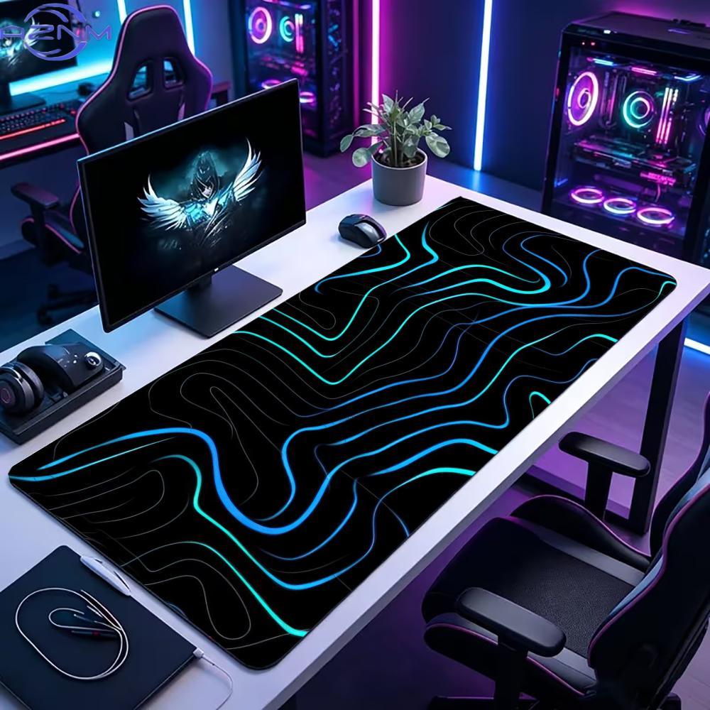Large XXL Gaming MousePad Desk - Office Tech Background ulasan dan harga
