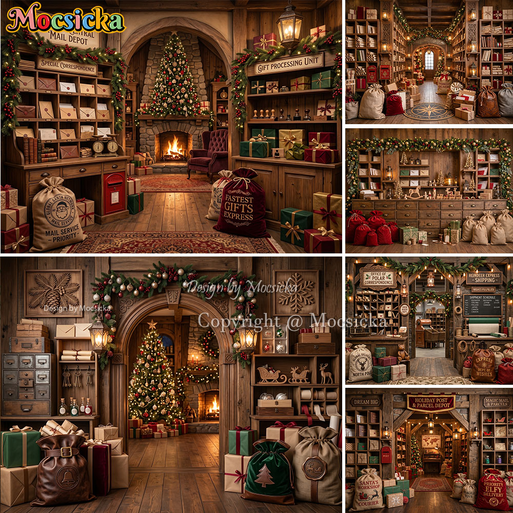 Mocsicka Christmas Post Office - Office Tech Background ulasan dan harga