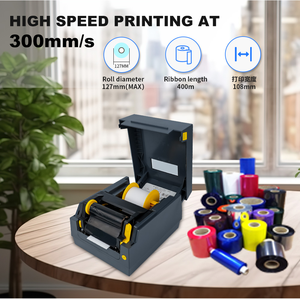 110mm Thermal Transfer Label P - Label Printer Thermal ulasan dan harga