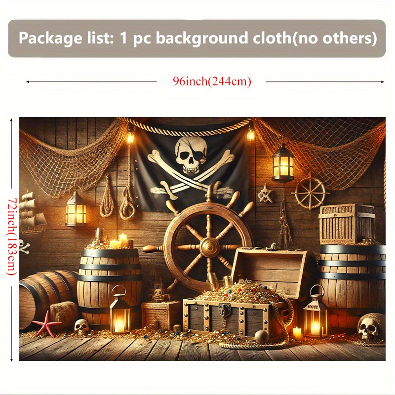 Pirate themed treasure room ba - Office Tech Background ulasan dan harga