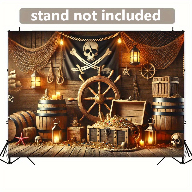 Pirate themed treasure room ba - Office Tech Background ulasan dan harga