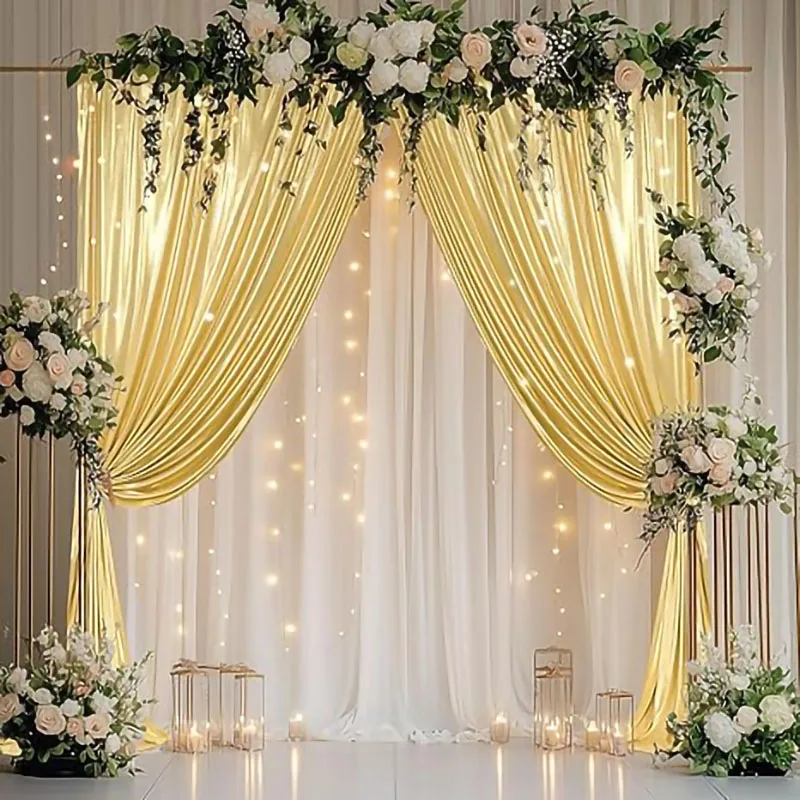 5x10ft Laser Backdrop Curtains - Office Tech Background ulasan dan harga