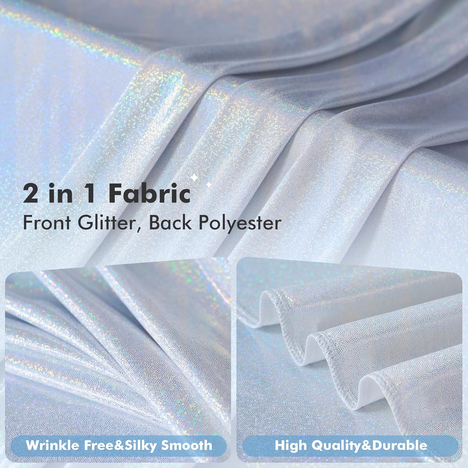 Shimmer Laser Backdrop Curtain - Office Tech Background ulasan dan harga