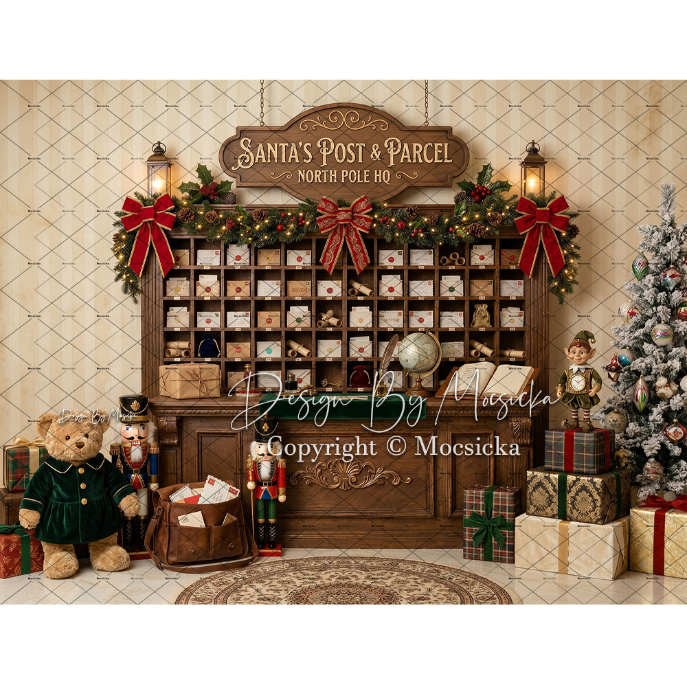 Mocsicka Christmas North Pole  - Office Tech Background ulasan dan harga