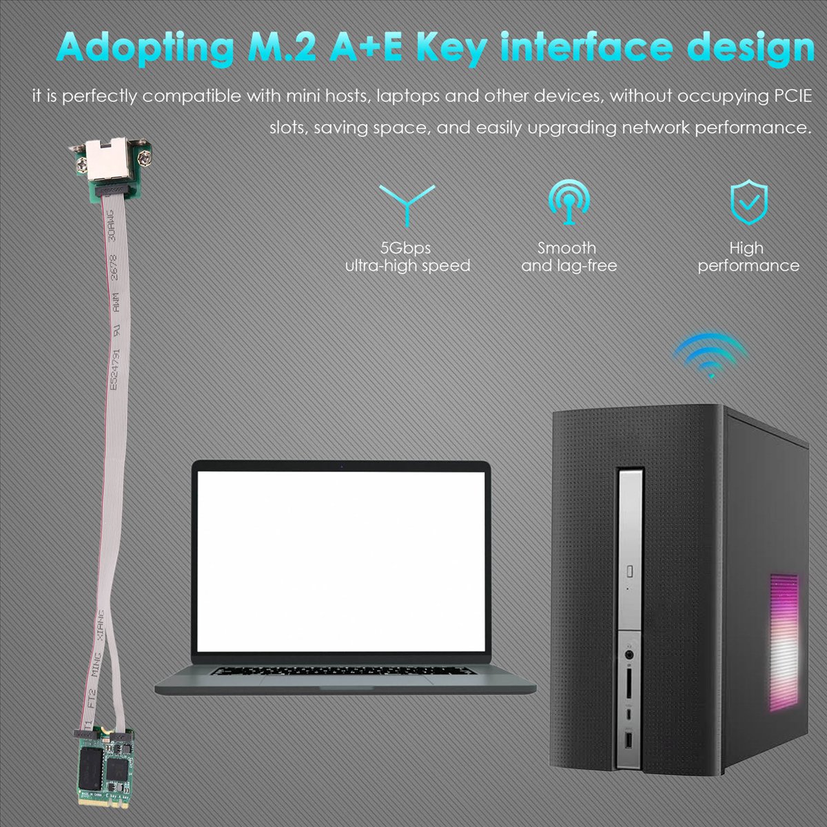 A99X M.2 A+E KEY 5Gbps Gigabit - Gigabit Network Card ulasan dan harga